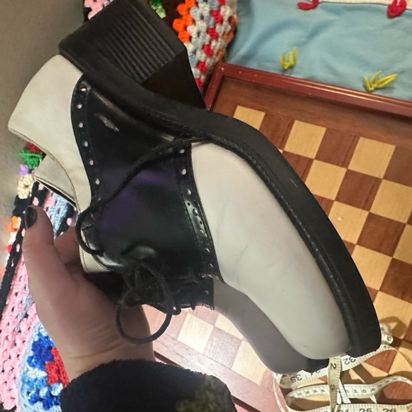 Vintage 70s Zodiac Platform Brogues 7/8 - Picture 13 of 13